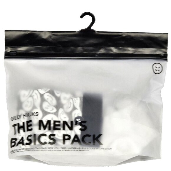 Gilly Hicks Men’s Medium Basics Pack 3pcs Tee Shirt, Underwear And Socks New Nwt - Picture 1 of 5
